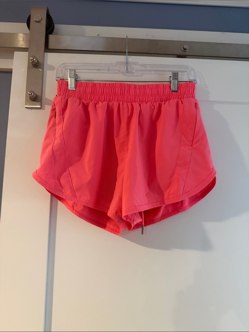 lululemon athletica Coral Pink Active Running Shorts